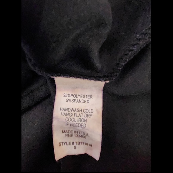 Black Satin Peplum Tube Top, Women’s -SMALL- - Picture 6 of 7